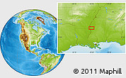 Physical Location Map of Panther Burn