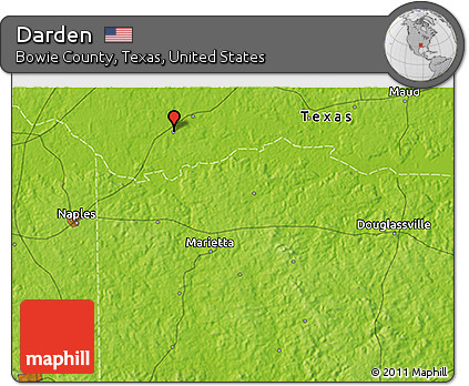 Physical 3D Map of Darden