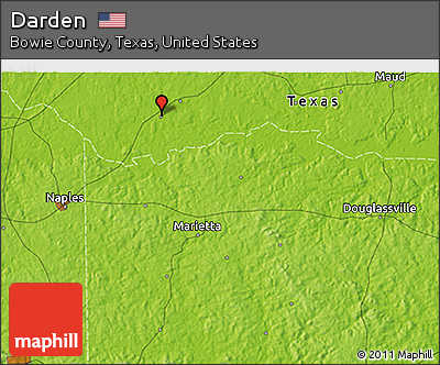 Physical 3D Map of Darden