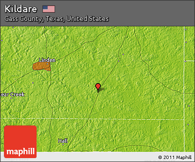 Physical 3D Map of Kildare