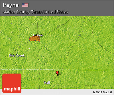 Physical 3D Map of Payne