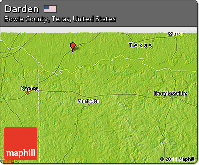 Physical 3D Map of Darden