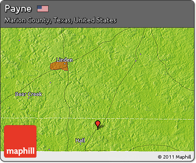 Physical 3D Map of Payne