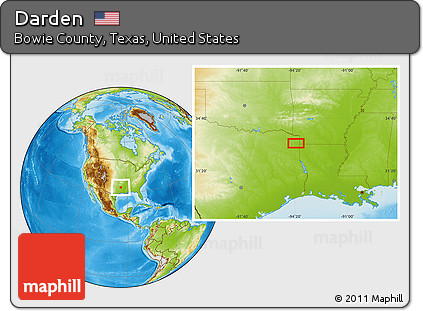 Physical Location Map of Darden