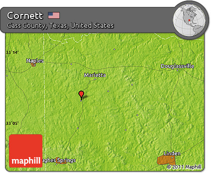Physical Map of Cornett