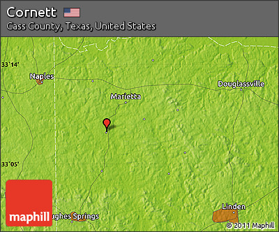 Physical Map of Cornett