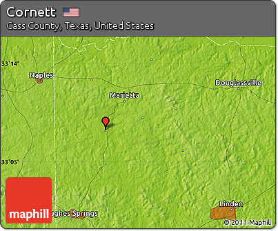 Physical Map of Cornett