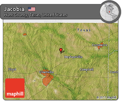 Satellite 3D Map of Jacobia