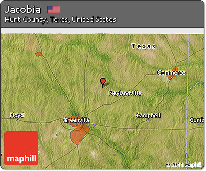 Satellite 3D Map of Jacobia