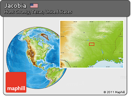 Physical Location Map of Jacobia