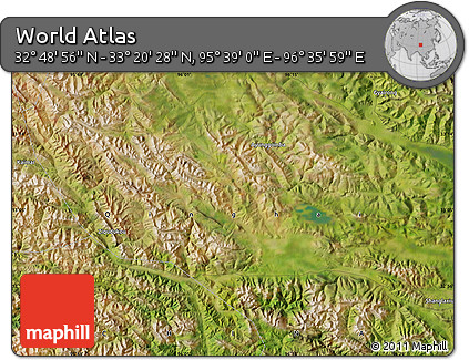 Satellite Map of the Area around 33° 4' 42" N, 96° 7' 30" E