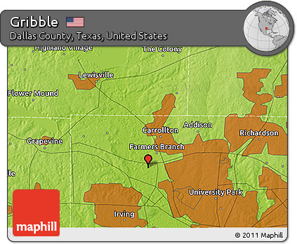 Physical 3D Map of Gribble
