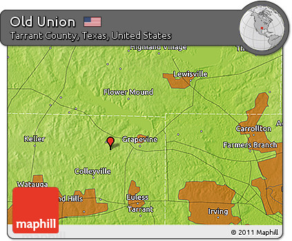 Physical 3D Map of Old Union
