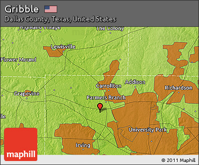 Physical 3D Map of Gribble