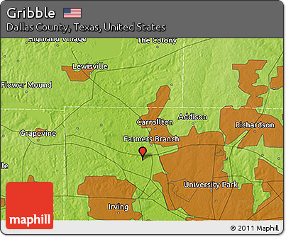 Physical 3D Map of Gribble