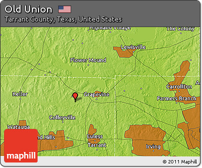 Physical 3D Map of Old Union
