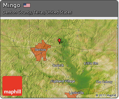 Satellite 3D Map of Mingo