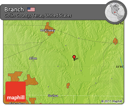 Physical Map of Branch