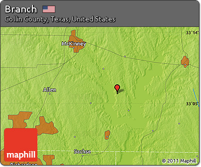 Physical Map of Branch