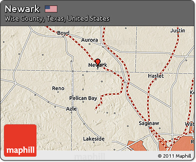 Shaded Relief 3D Map of Newark