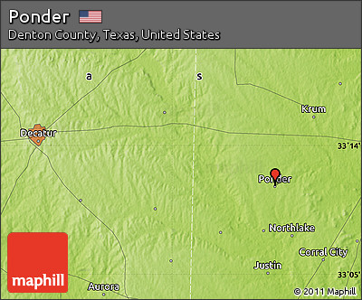 Physical Map of Ponder