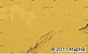 Physical Map of the area around 33° 32' 52" N, 0° 46' 30" W