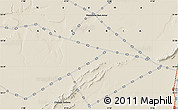 Shaded Relief Map of the area around 33° 32' 52" N, 0° 46' 30" W