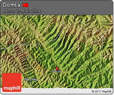 Satellite 3D Map of Domta