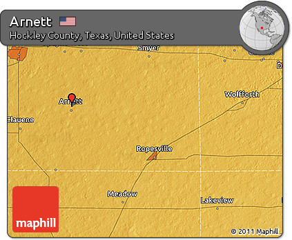Physical 3D Map of Arnett