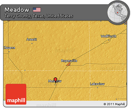 Physical 3D Map of Meadow