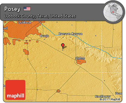 Physical 3D Map of Posey