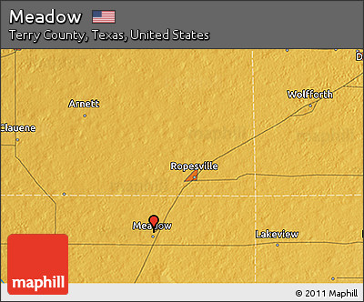 Physical 3D Map of Meadow