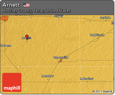 Physical 3D Map of Arnett