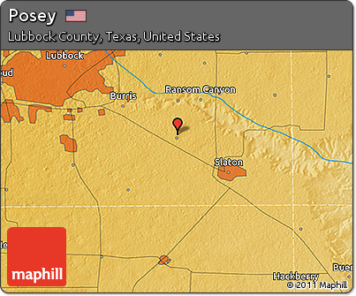 Physical 3D Map of Posey