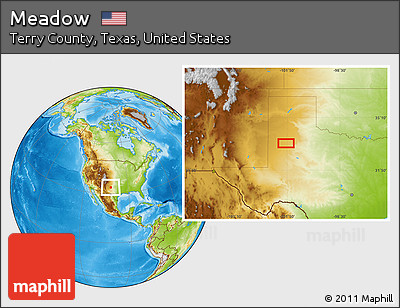 Physical Location Map of Meadow