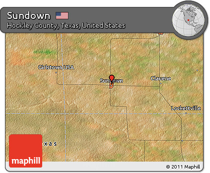 Satellite 3D Map of Sundown