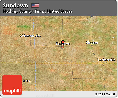 Satellite 3D Map of Sundown