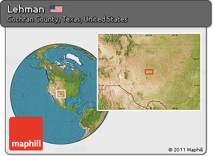 Satellite Location Map of Lehman