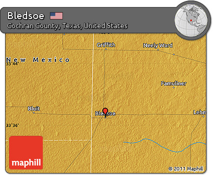 Physical Map of Bledsoe