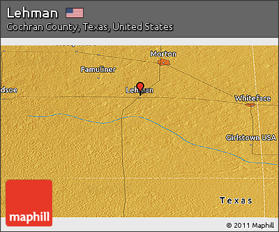 Physical Panoramic Map of Lehman