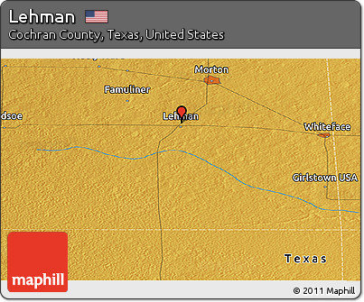 Physical Panoramic Map of Lehman
