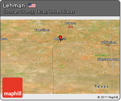 Satellite Panoramic Map of Lehman