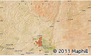 Satellite Map of the area around 33° 32' 52" N, 104° 28' 29" W