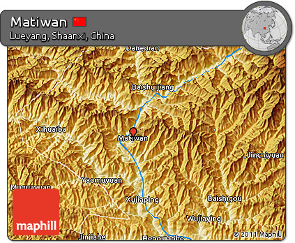 Physical 3D Map of Matiwan