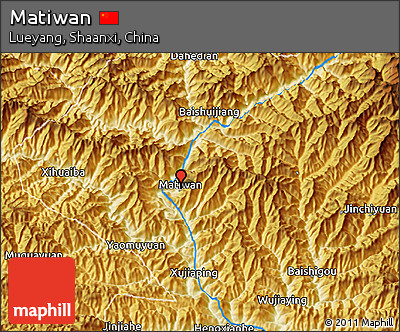 Physical 3D Map of Matiwan