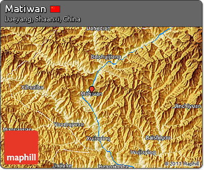 Physical 3D Map of Matiwan