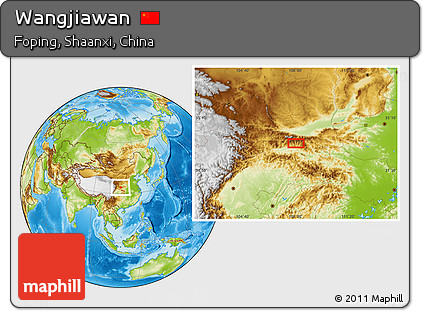 Physical Location Map of Wangjiawan