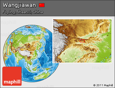 Physical Location Map of Wangjiawan