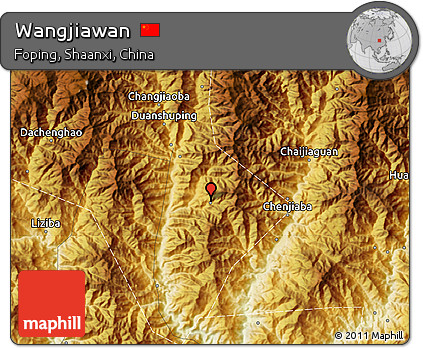 Physical Map of Wangjiawan