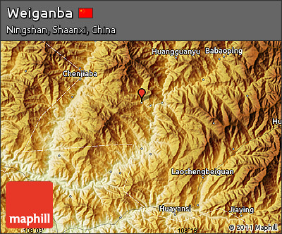 Physical Map of Weiganba